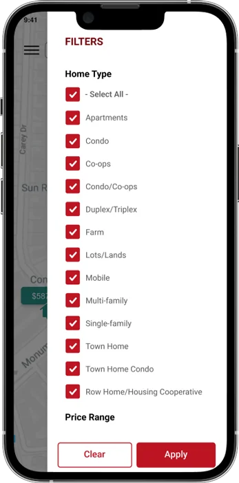 Filter page